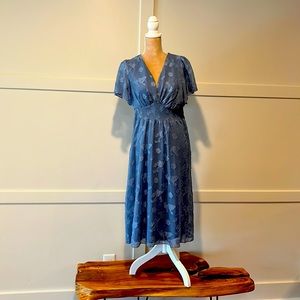 Baltic Born midi dress in June blue
